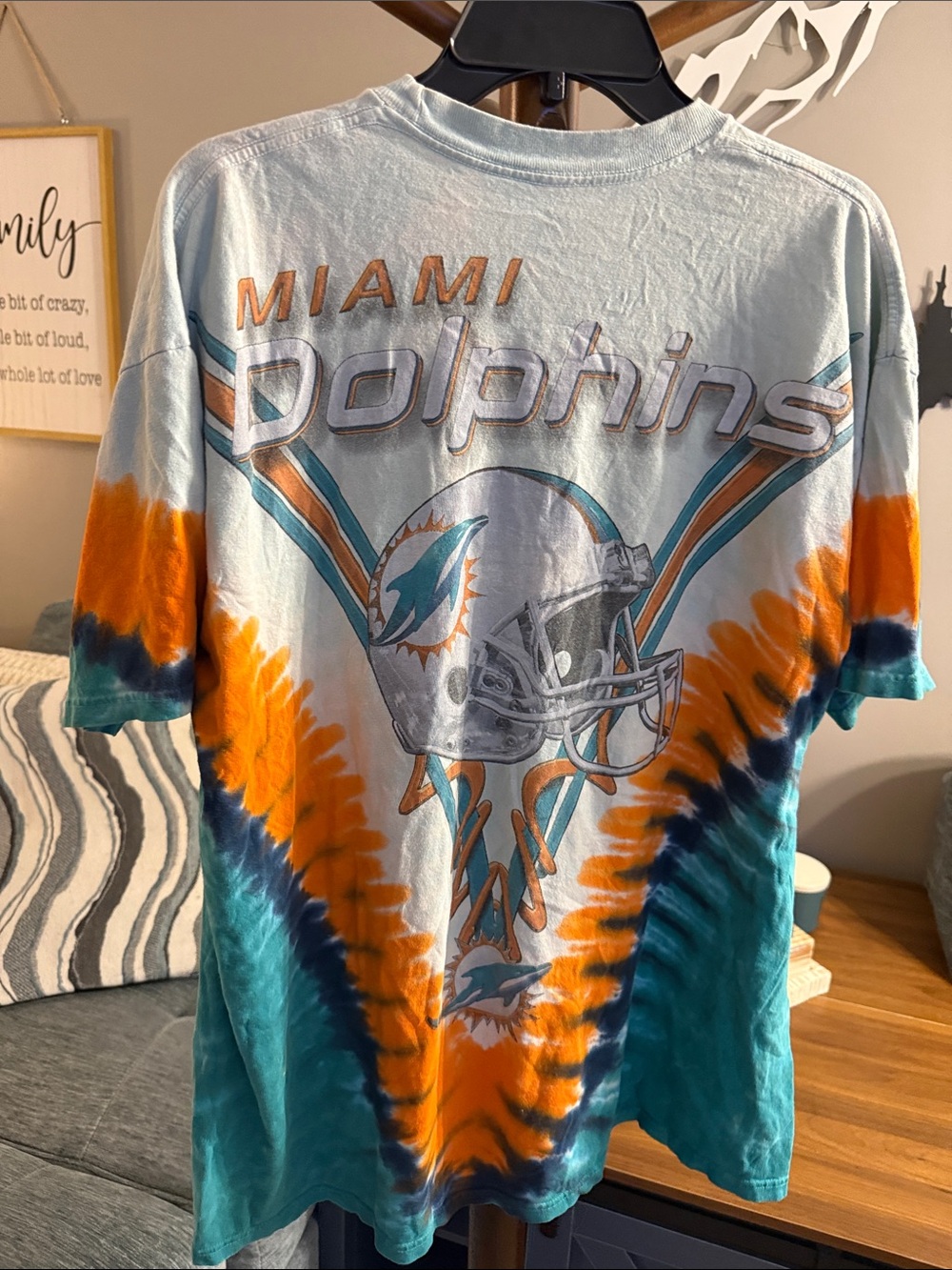 Miami dolphins Tie-Dye T-Shirt